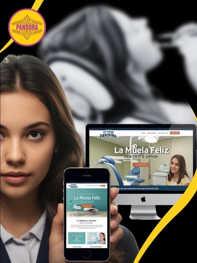 imagen de una chica mostrando productos de Estudio Pandora