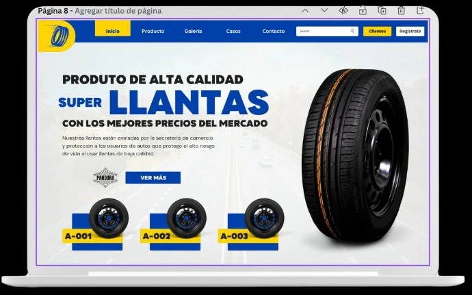 E-commerce y catálogo digital para refaccionarias y servicios automotrices.