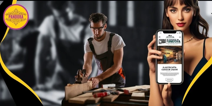 imagen de una mujer mostrando un diseño de los excelentes diseños de Estudio Pandora