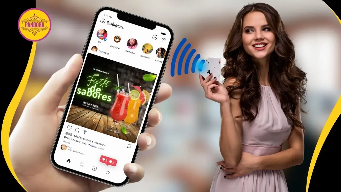 Imagen que muestra cómo se ven los servicios con tecnología NFC