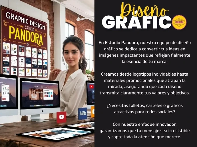 FLayer decorativo de Estudio Pandora