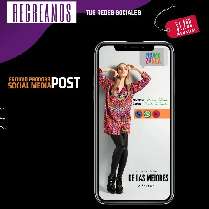 Imagen que muestra cómo es la publicidad en Estudio Pandora