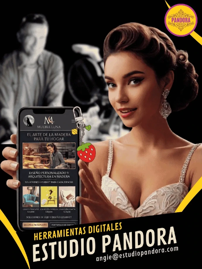 Muestra de sitios web que cuentan historias únicas: desde un carpintero local hasta una boda soñada, por Estudio Pandora.