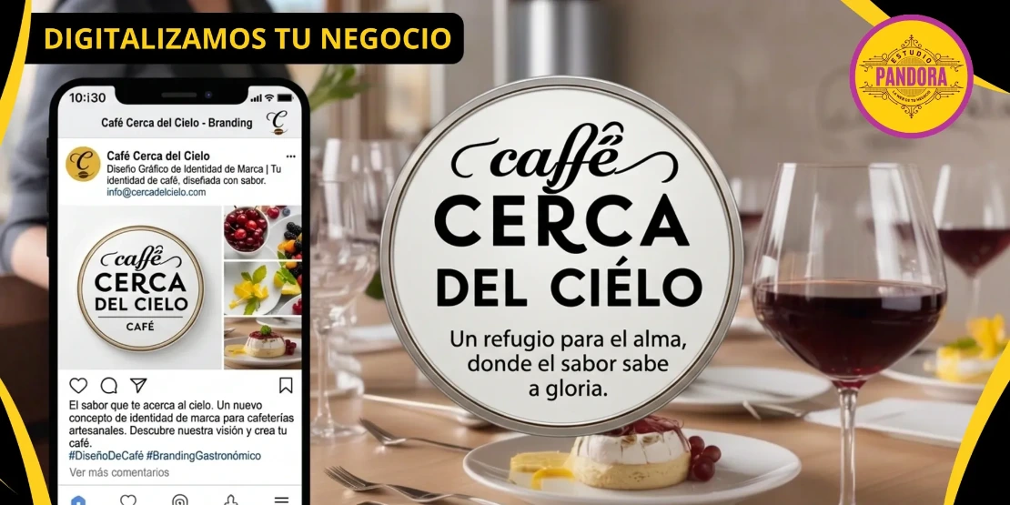 Proceso de rediseño y actualización de identidad visual para una marca existente, buscando coherencia y modernidad en Estudio Pandora.